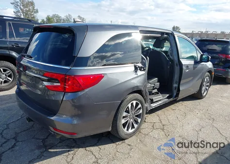 2023 Honda Odyssey Ex-L z USA, uszkodzony, nr VIN 5FNRL6H6XPB058364